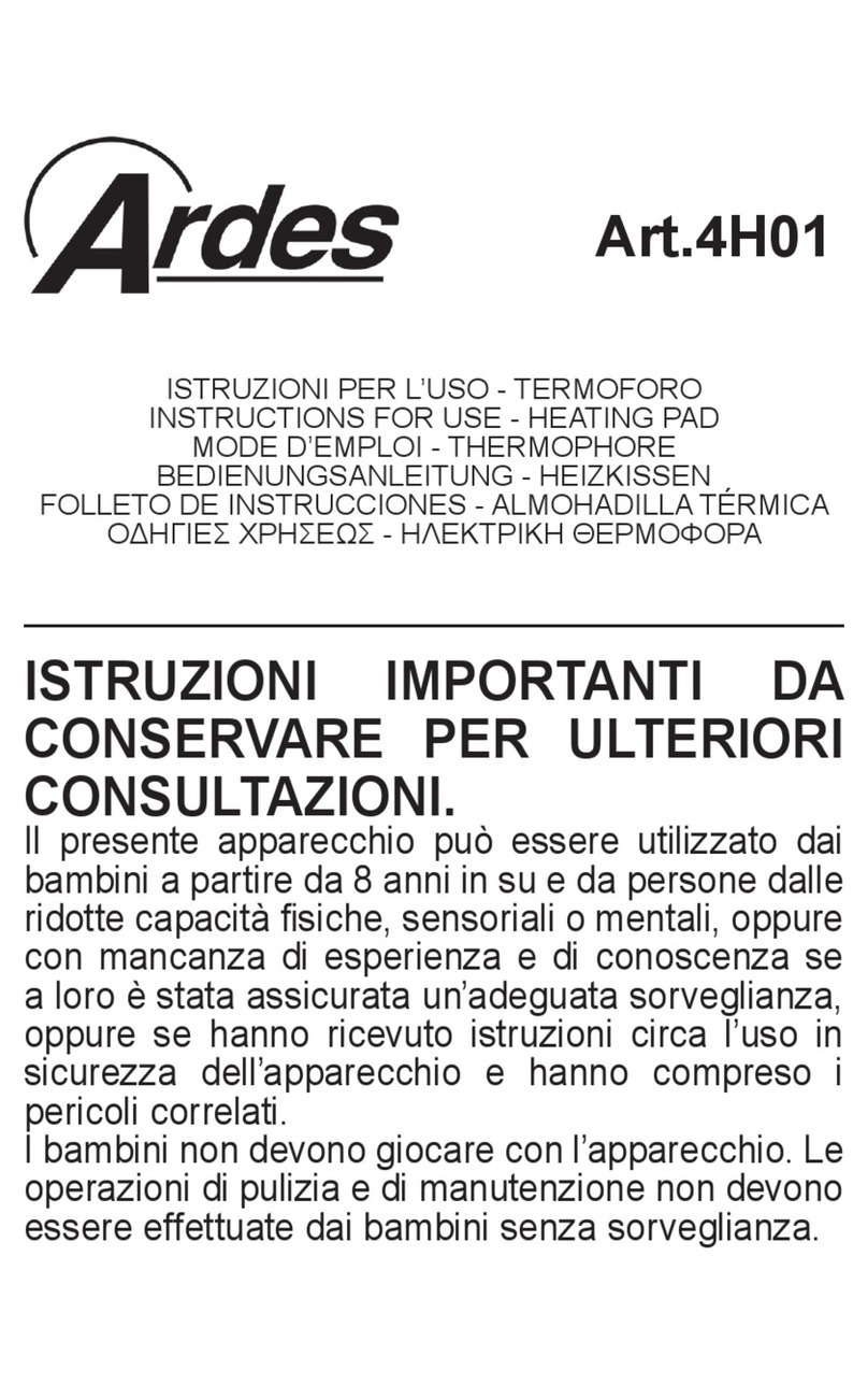 ARDES 4H01 Instructions for use
