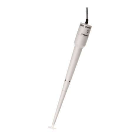 Metrohm 802 Stirrer User manual