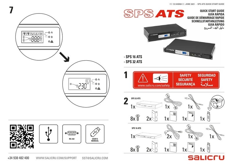 Salicru SPS 16 ATS quick start guide