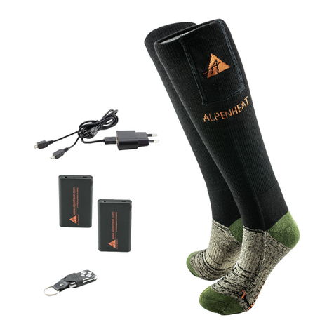 ALPENHEAT Fire SOCKS AJ27RC User manual