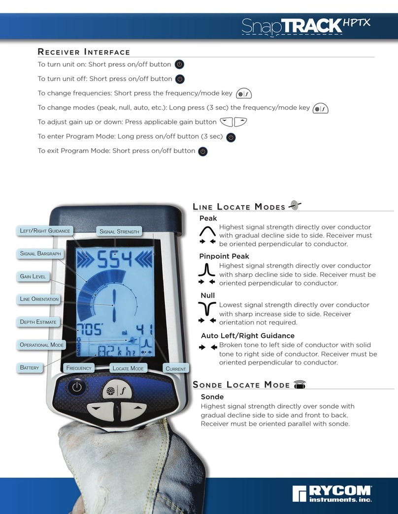 Rycom SnapTRACK HPTX quick start guide