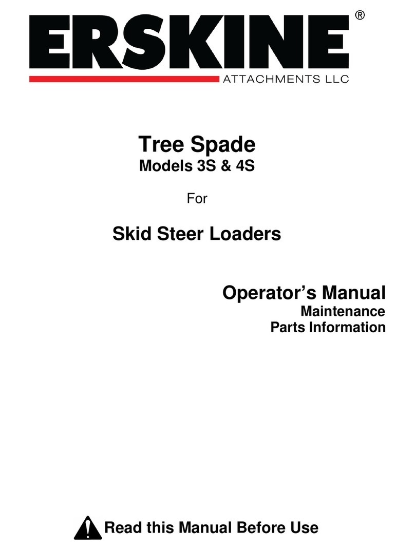 Erskine Attachments 3S Operator's manual