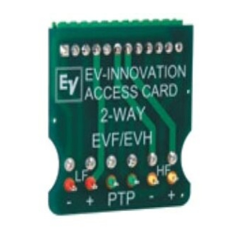 Electro-Voice EVA-2082S User instructions