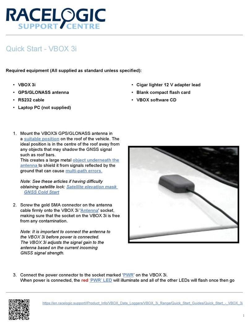 Racelogic VBOX 3i User manual