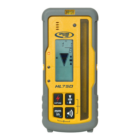 Spectra Precision HL750 User manual