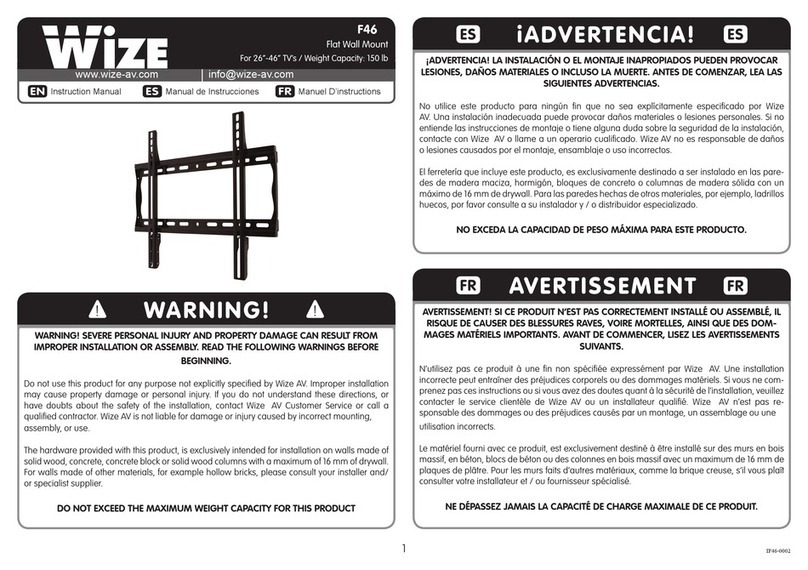 Wize F46 instruction manual