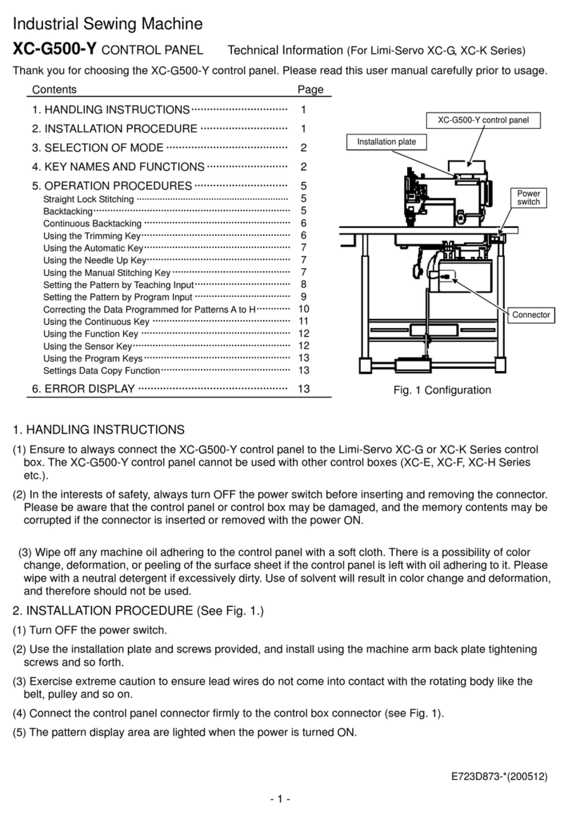 Mitsubishi Electric XC-G500-Y technical information