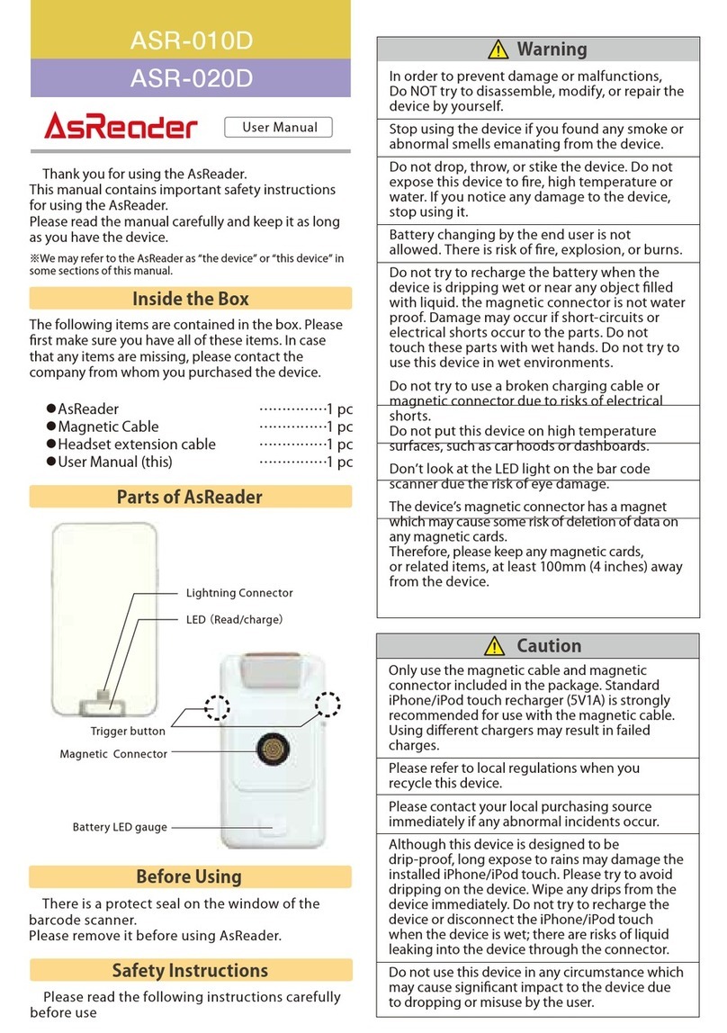 AsReader ASR-010D user manual