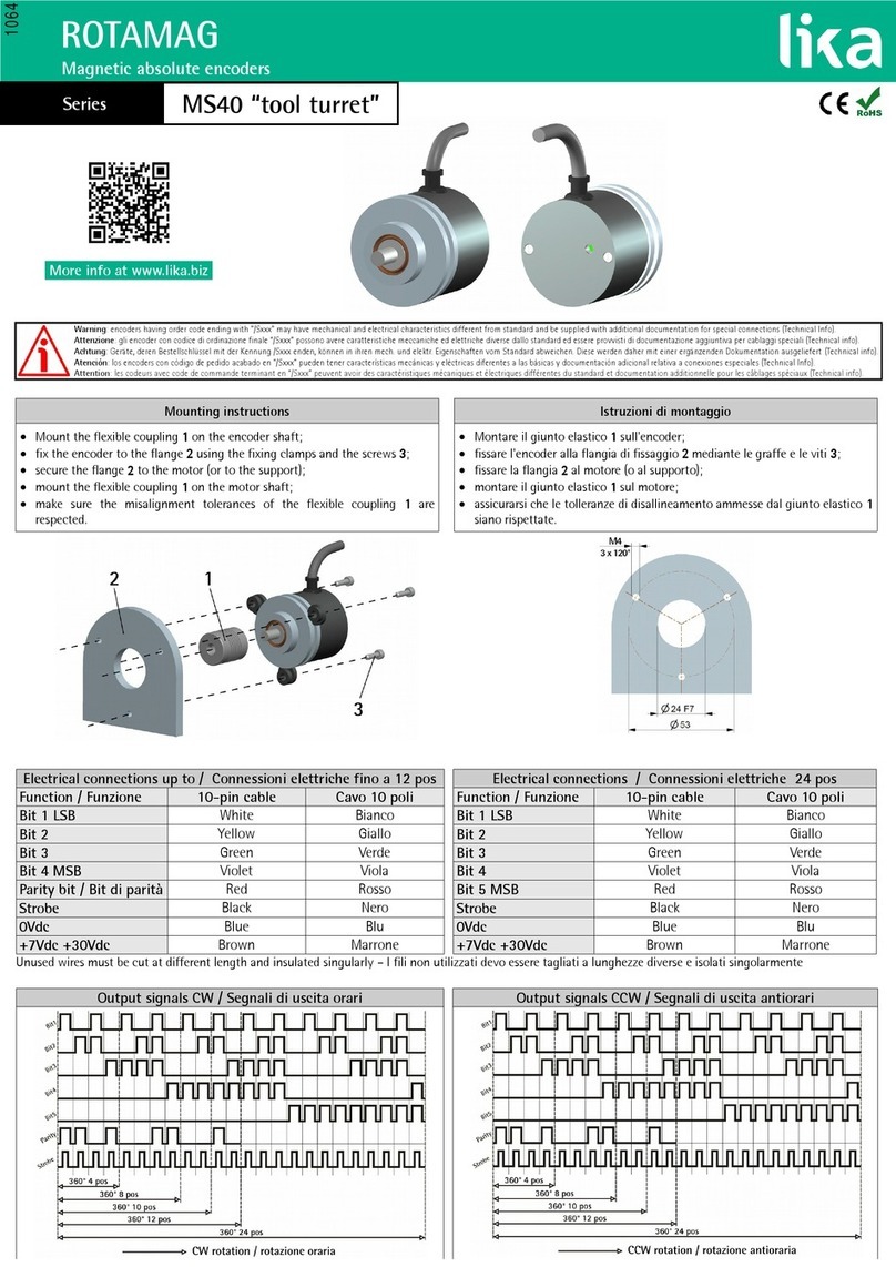 Lika ROTAMAG MS40 Series User manual