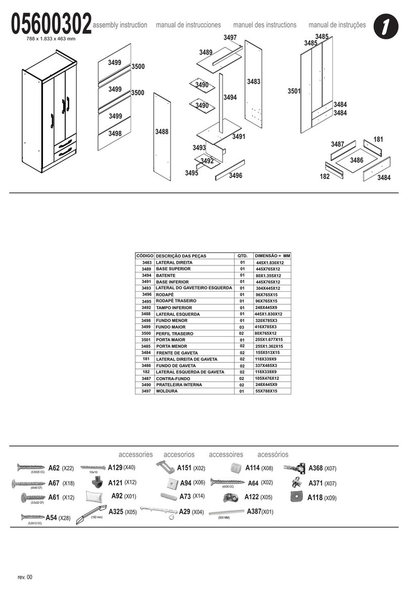 Zanzini 05600302 User manual Zanzini 05600302 User manual