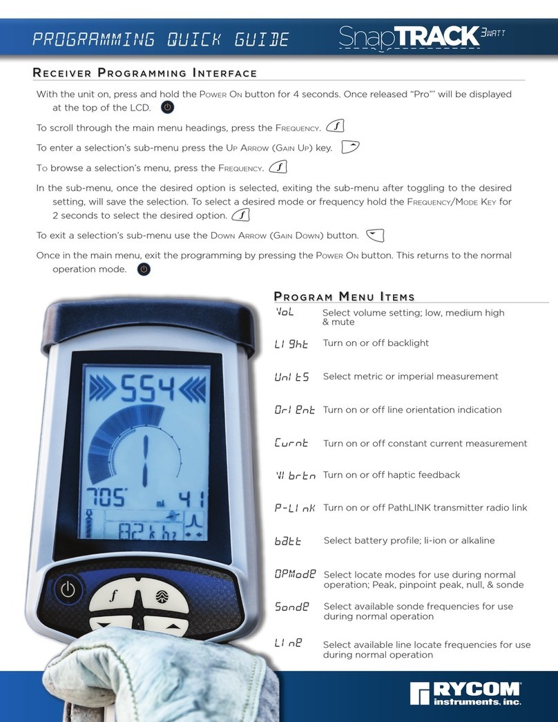 Rycom SnapTrack Programming Quick Guide