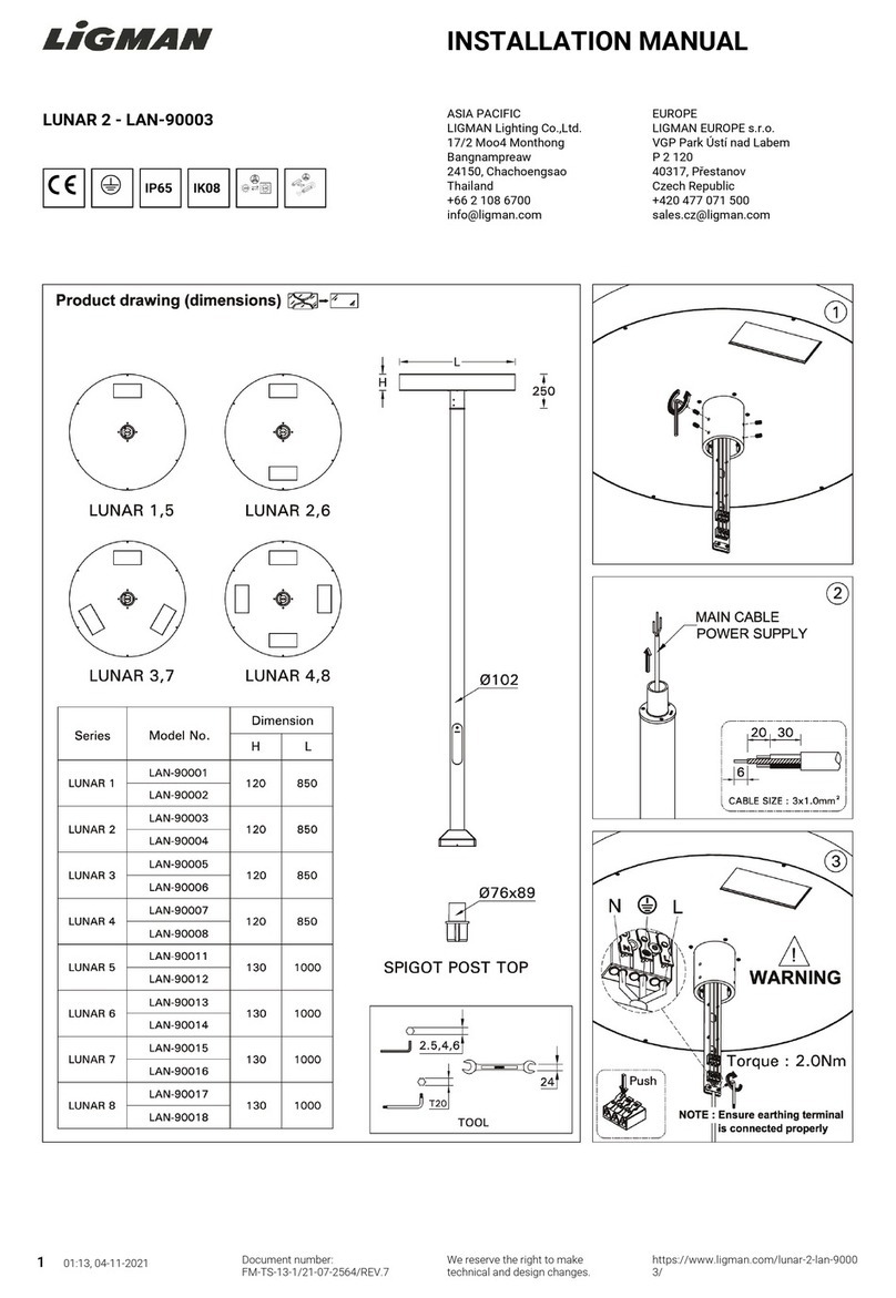 LIGMAN LUNAR 2 User manual