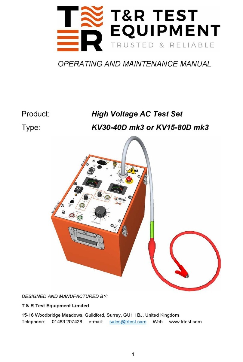 T&R KV30-40D mk3 Operating instructions T&R KV30-40D mk3 Operating instructions