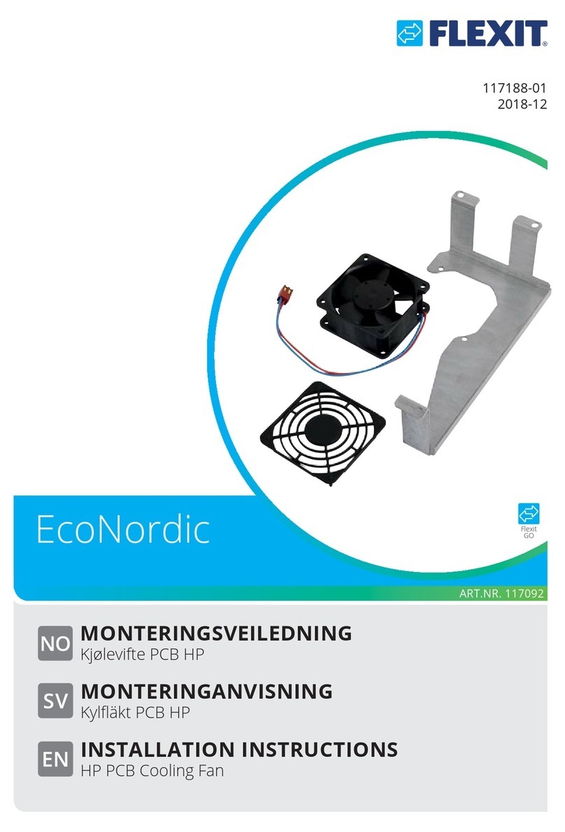 Flexit EcoNordic 117092 installation instructions