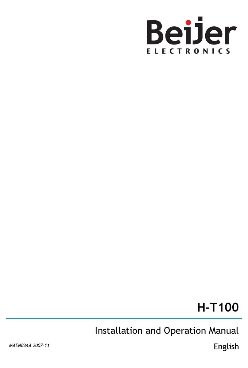 BeiJer H-T100 User manual