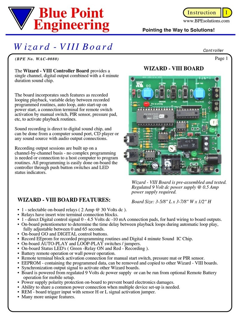 Blue Point Engineering Wizard - VIII Instruction