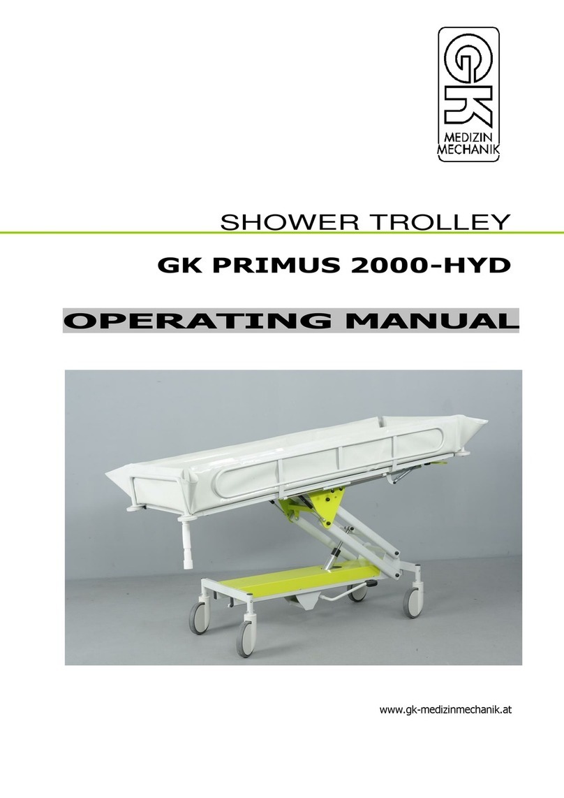 gk-medizinmechanik GK PRIMUS 2000-HYD operating manual gk-medizinmechanik GK PRIMUS 2000-HYD operating manual