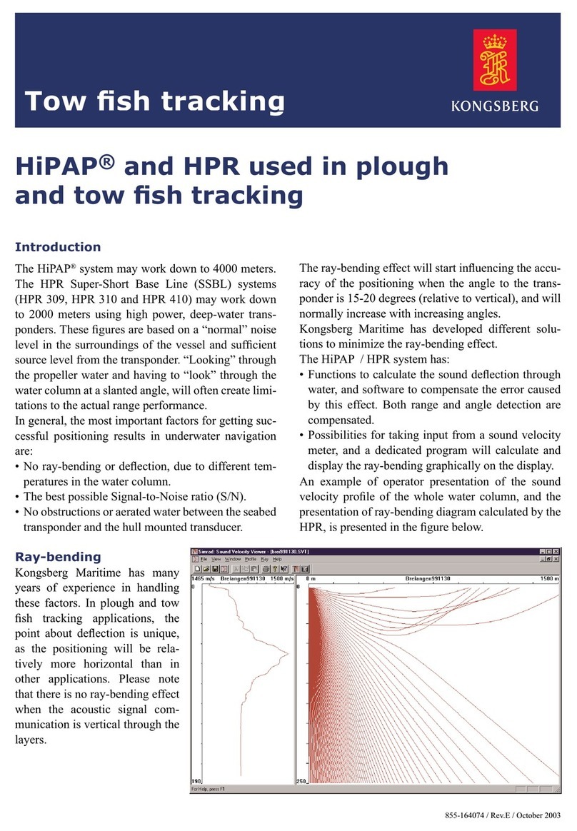 Kongsberg HiPAP quick start guide