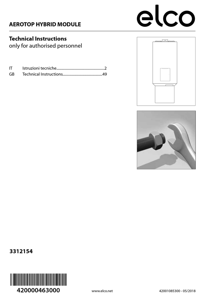 elco AEROTOP HYBRID Technical instructions