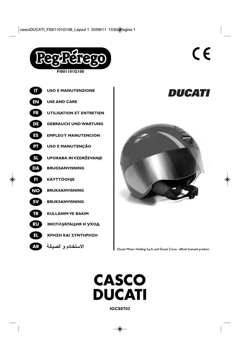 Peg-Perego DUCATI IGCS0703 Use and care Peg-Perego DUCATI IGCS0703 Use and care