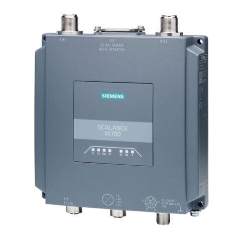 Siemens SCALANCE W700 802.11ax User manual