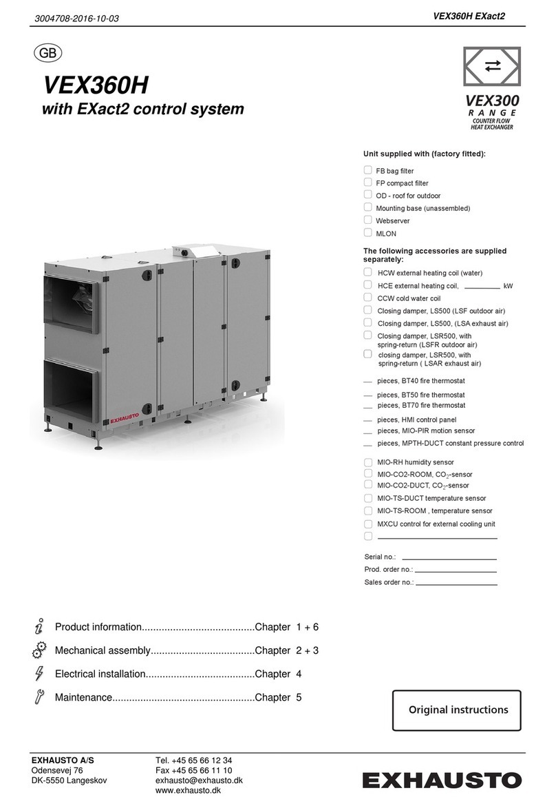 Exhausto VEX300 Series Original instructions