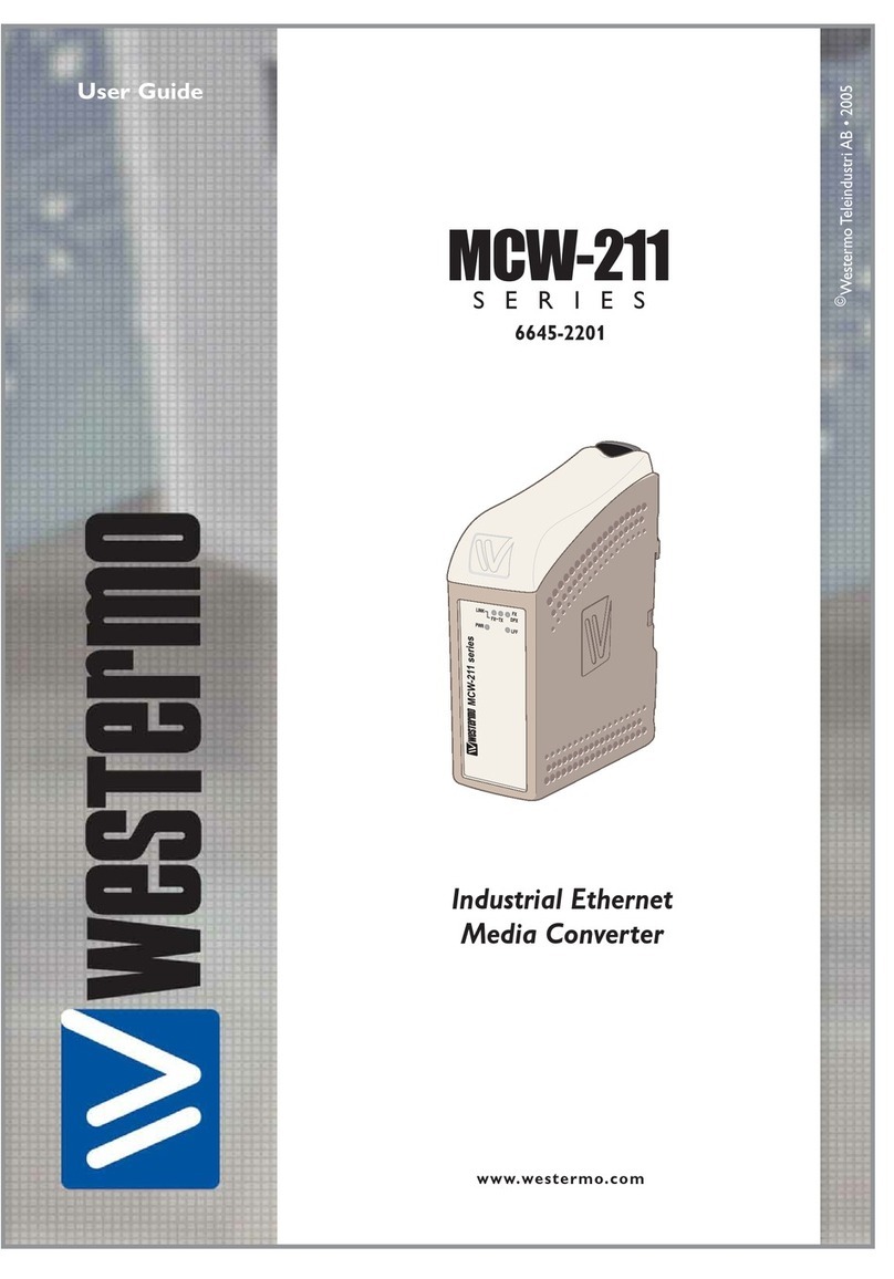 Westermo MCW-211 SERIES user guide