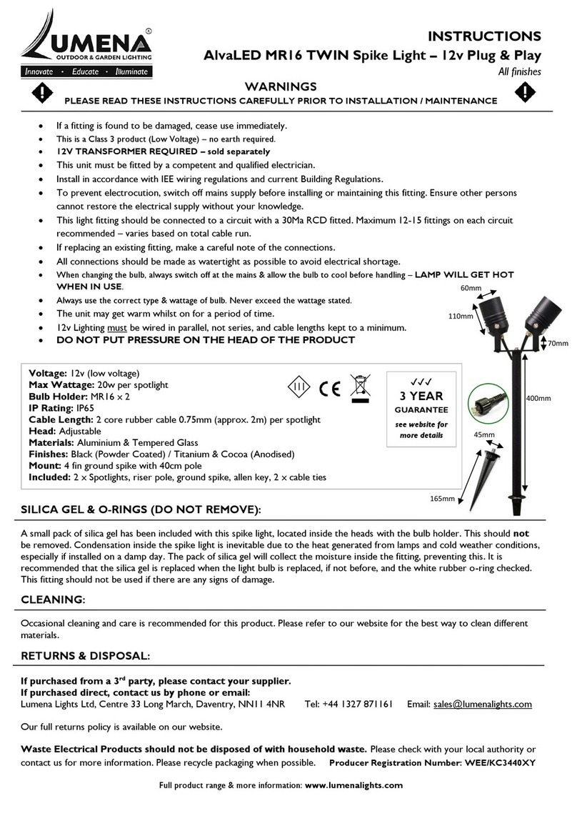 UMENA AlvaLED MR16 TWIN instructions