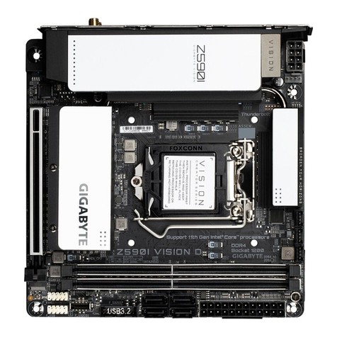 GIGA-BYTE TECHNOLOGY Z590I VISION D user manual