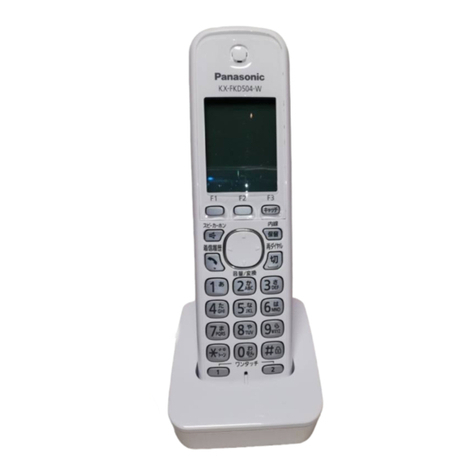 Panasonic KX-PD582DLE9 User manual