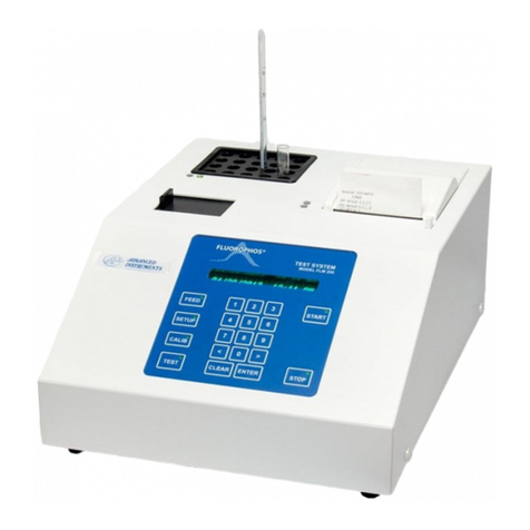 Advanced Instruments Fluorophos FLM300 User manual
