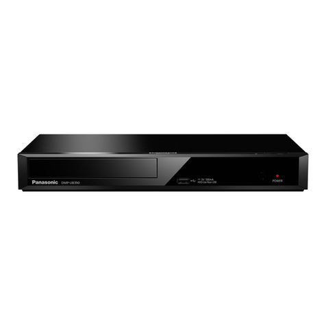 Panasonic ULTRAHD DMP-UB390 User manual
