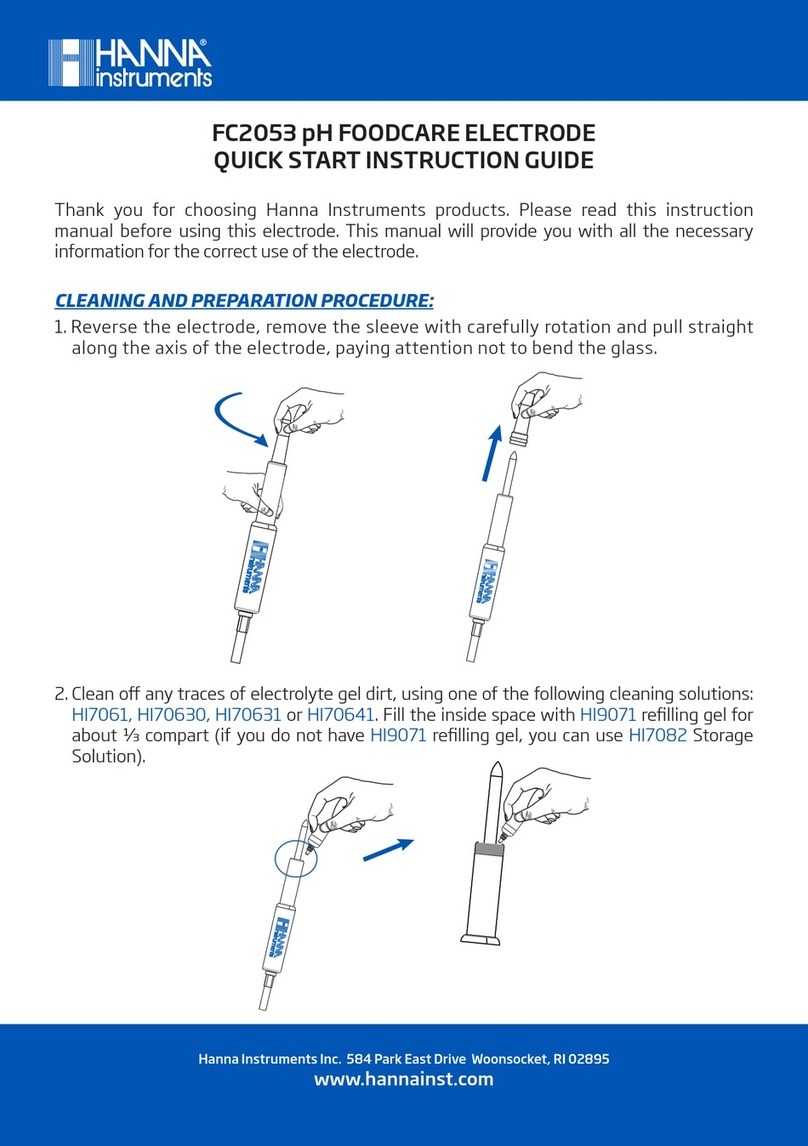 Hanna Instruments FC2053 User manual