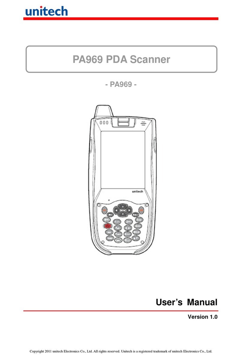 Unitech PA969 User manual Unitech PA969 User manual