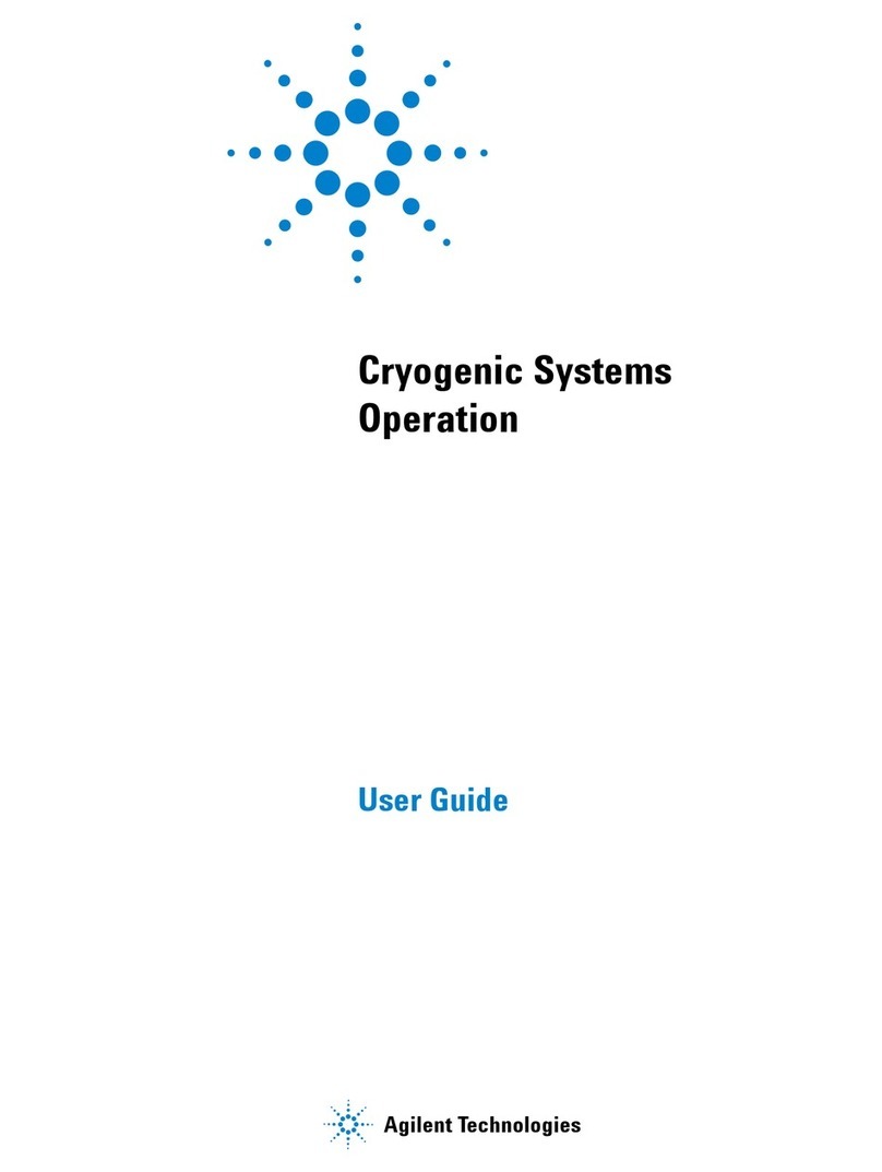 Agilent Technologies Cryogenic User manual Agilent Technologies Cryogenic User manual