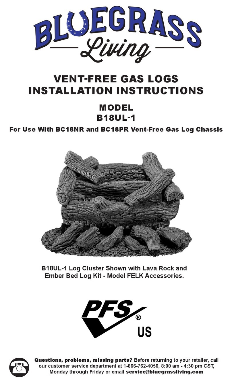 Bluegrass Living B18UL-1 installation instructions