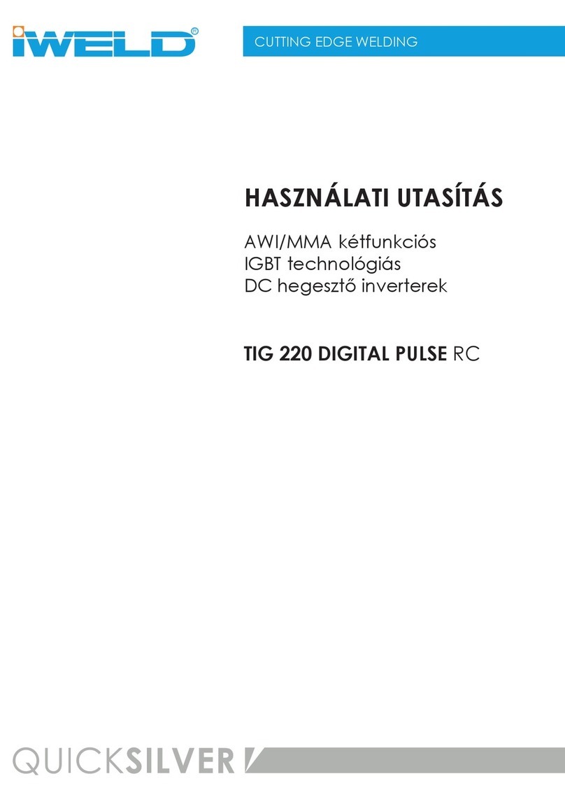iWeld TIG 220 DIGITAL PULSE RC user manual