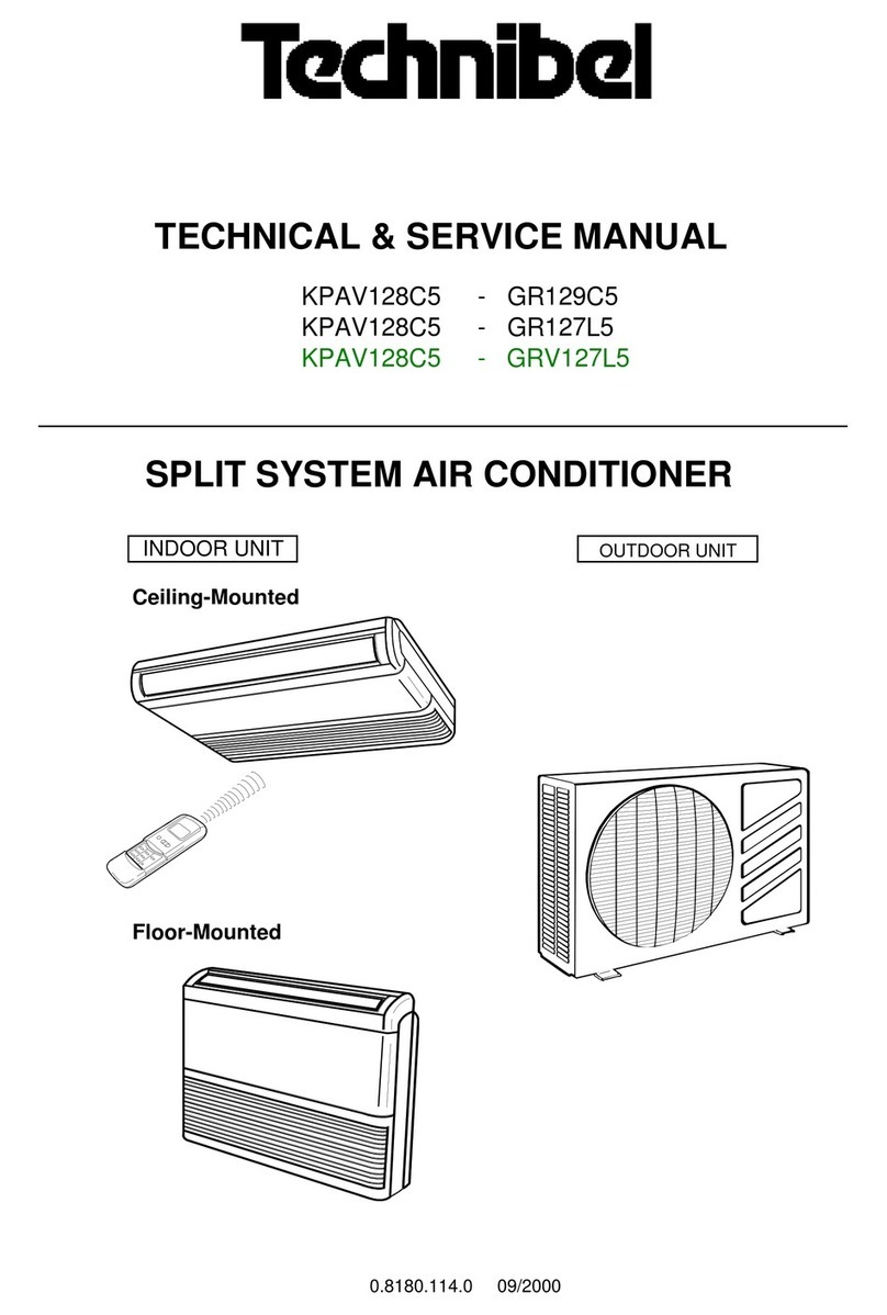 Technibel KPAV128C5 Operating manual