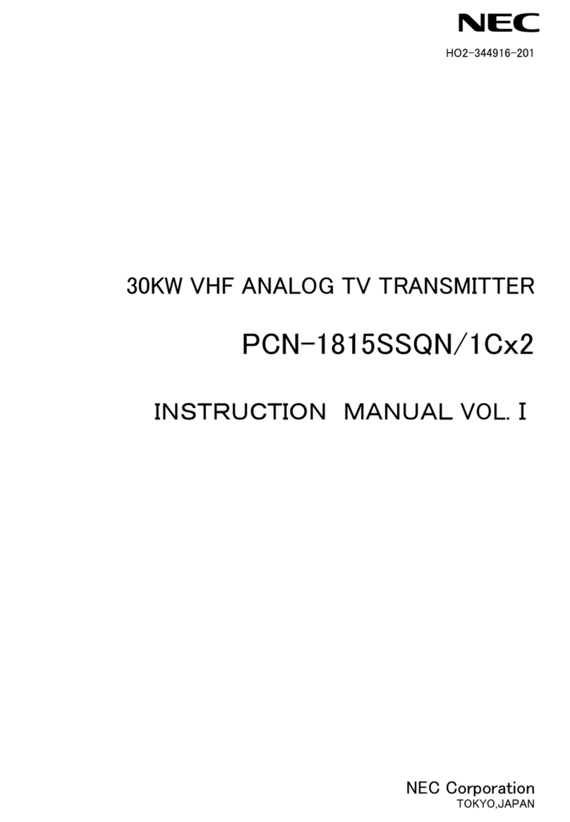 NEC PCN-1815SSQN/1Cx2 User manual