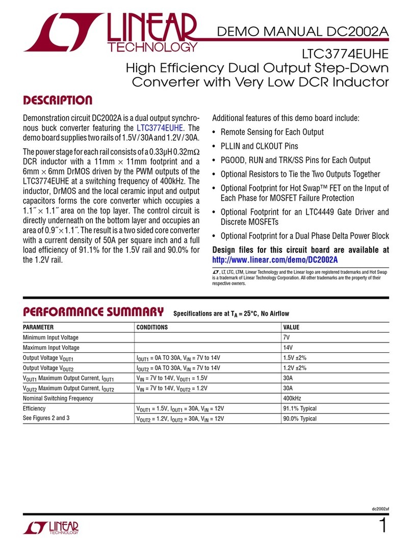 Linear DC2002A Quick setup guide Linear DC2002A Quick setup guide