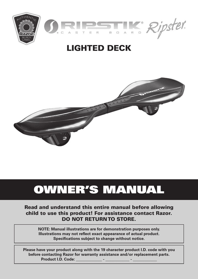 Razor RIPSTIK Ripster User manual Razor RIPSTIK Ripster User manual