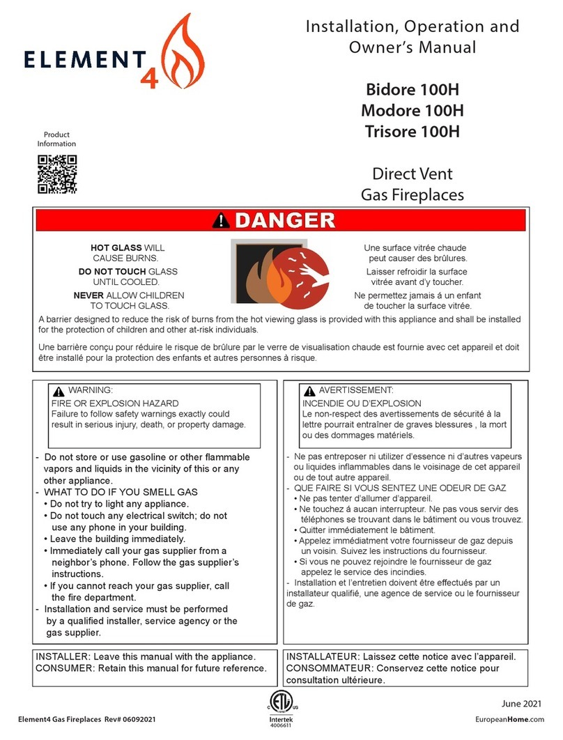 Element4 Bidore 100H User manual Element4 Bidore 100H User manual