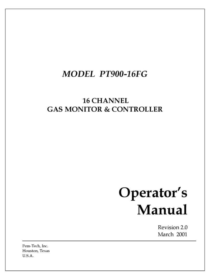 PEMTECH PT900-16FG Operator's manual