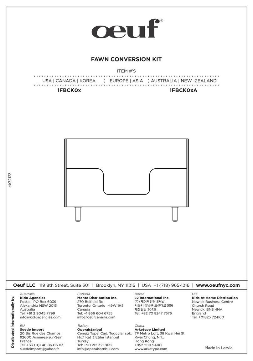 Oeuf 1FBCK0 Series User manual Oeuf 1FBCK0 Series User manual