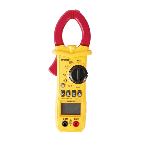 Sperry instruments DSA600TRMSR operating instructions