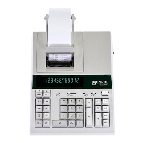 Monroe 2020PlusX User manual Monroe 2020PlusX User manual