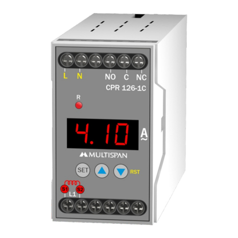 MULTISPAN CPR 126-1C User manual