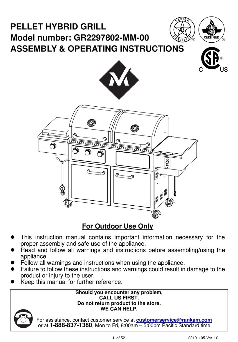 Rankam GR2297802-MM-00 Assembly & operating instructions