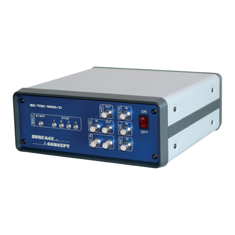 Surface Concept SC-TDC-1000 D Series manual