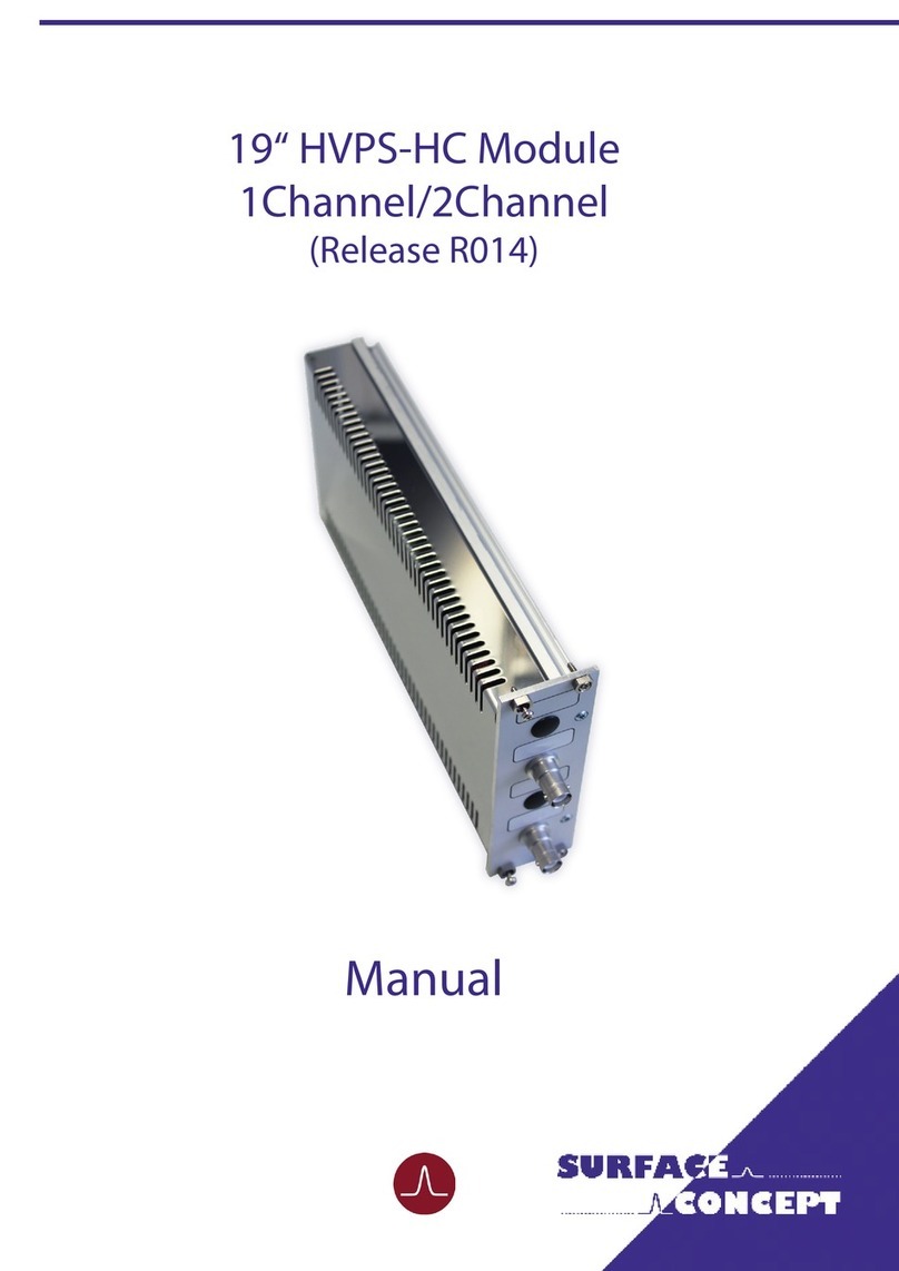 Surface Concept HVPS-HC manual
